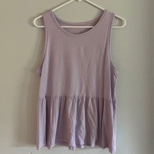 American Eagle peplum tank